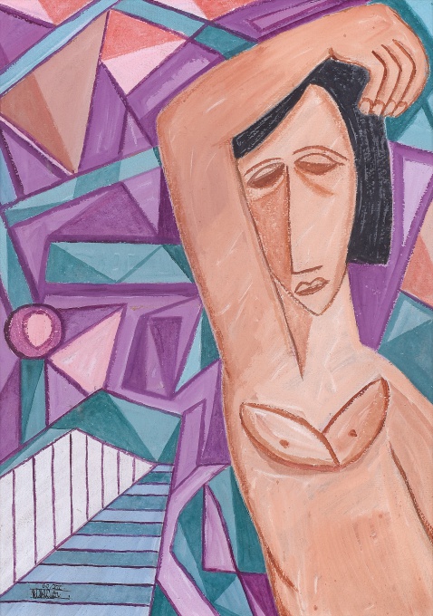 Žena v interiéru II.