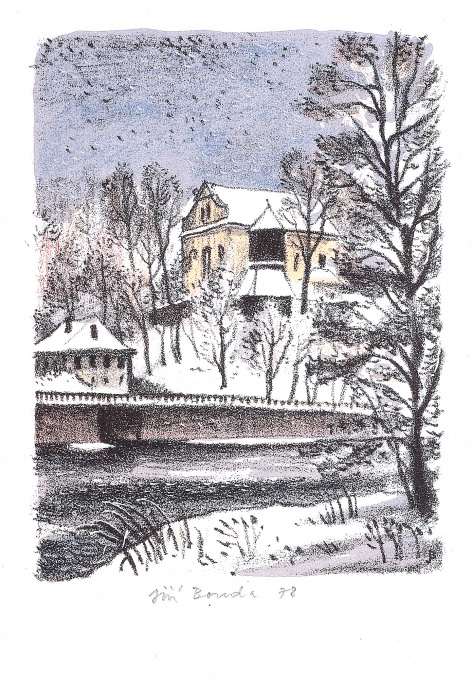 Pohled od řeky