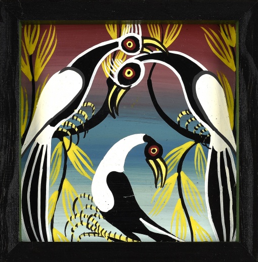 Tři ptáci na stromě