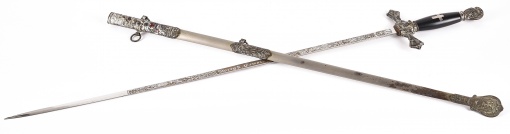 Ceremoniální a rituální meč templářských rytířů