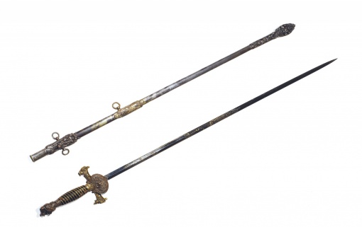 Ceremoniání a rituální meč templářských rytířů Pythie