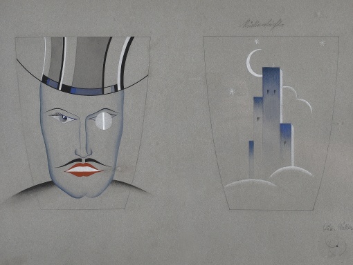 Návrh dekoru na skleněný pohár