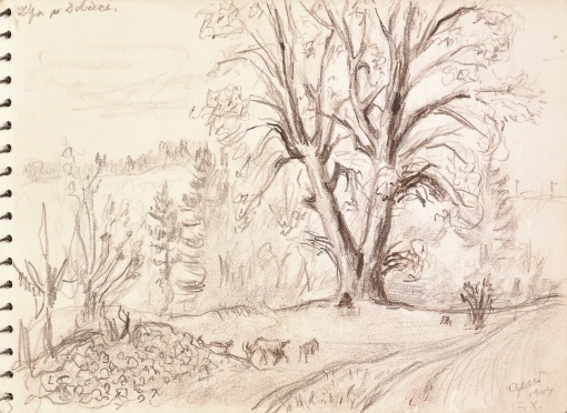 Skicák s kresbami, 85 ks