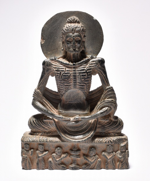 Sedící Buddha hladovějící