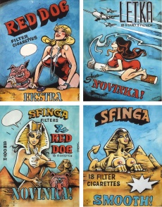 Sfinga - Smooth, Sfinga Red Dog, Letka, Red Dog Ekstra, 4 ks