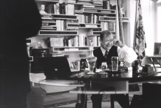 Václav Havel v pracovně