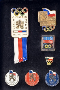 Sada odznaků, Czech Olympic Committee, Beijing