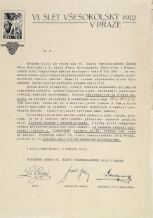 V. Slet všesokolský, Finanční odbor ČOS