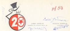 IPS 20. výročí III, odbor přátel TJ Slavia Praha, PF 84