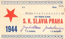 Legitimace P. T. klubu S. K. SLAVIA PRAHA