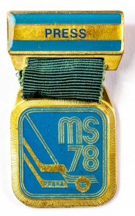 Odznak PRESS, MS hokej Praha