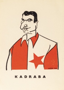 Karta fotbalistů SLAVIE v karikaturách, Kadraba
