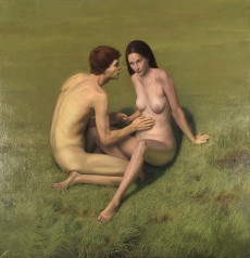Dvojice na trávě