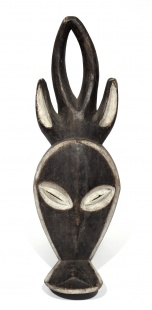 Zvířecí maska, Kwele, Gabon