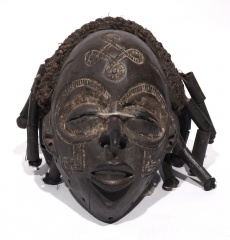 Rituální maska, Chokwe, Angola
