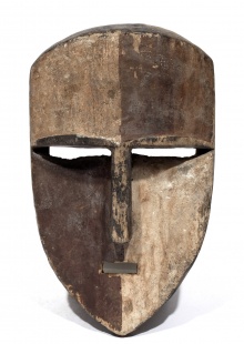 Maska bojovníka, Adouma, Gabon