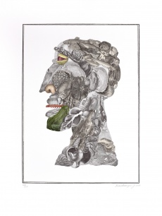 Arcimboldeskní hlava