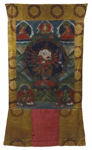 Thangka s bohyní Ganéša