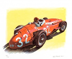 Ferrari č. 32 (závodník Fangio)