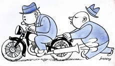 Roztlačování motocyklu