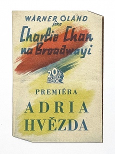 Charlie Chan na Broadway, bio Adria, bio Hvězda