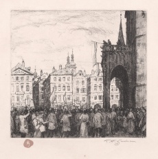 28. říjen 1918 na Staroměstském náměstí