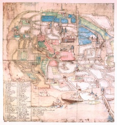 Plán Starého a Židovského města pražského r. 1640