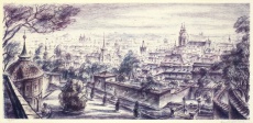 Praha ze zahrady Na Valech