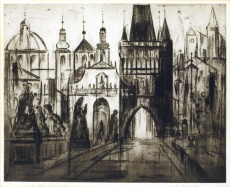 Pražský motiv - Karlův most