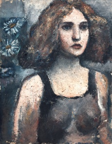 Dívka; Ležící akt