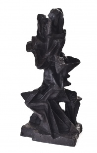 Milenci, Objímající se postavy