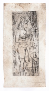 Dívka před zrcadlem