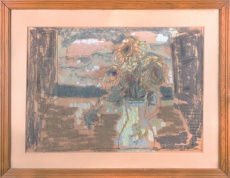 Slunečnice ve váze