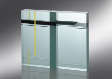 BLACK HORIZONTALS AND YELLOW VERTICALS