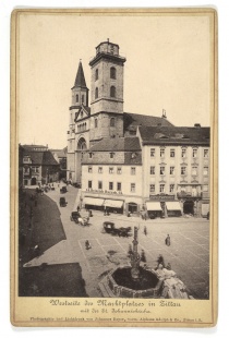 Westseite des Marktplatzes in Zittau