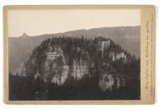 Berg Oybin, vom Pferdeberg aus gesehen