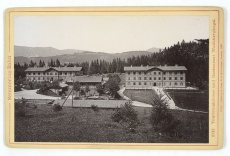Toursitenhäuser und Restaurant, Wolfsbergkogel, Semmering Bahn