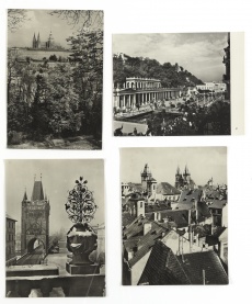 Praha a Karlovy Vary, konvolut 15 ks