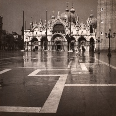 Deštivý den - Benátky