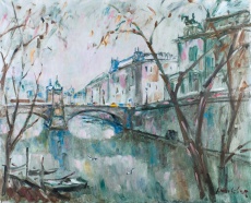 Vltava u Národního divadla