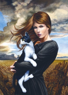 Dívka s kočkou