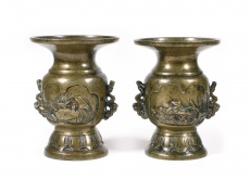 Párové dekorativní vázy, 2 ks