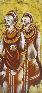 Masajské ženy s dítětem
