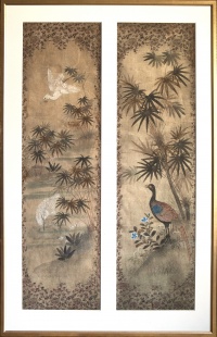 Dekorativní panely s námětem dvou ročních období